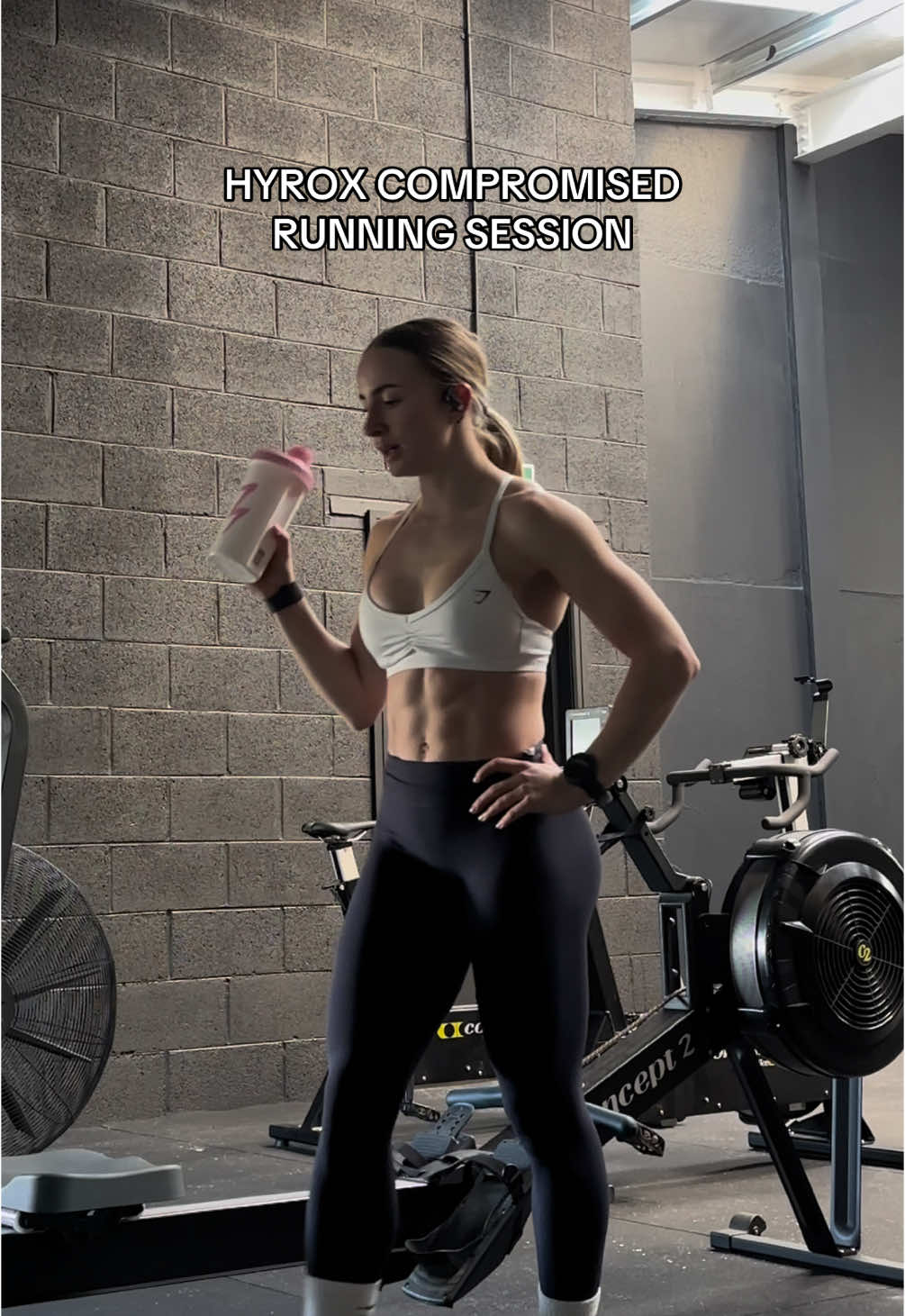 This one was hardddd #hyrox #hyroxworkout #hyroxtraining 