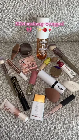 my favs of the year 🫶🏼🫶🏼🫶🏼 #makeup #beauty #skincare #2024wrapped #fyp #trending 