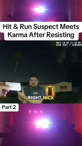 Hit & Run Suspect Meets Karma After Resisting #cops #police #copsusa🚔🇺🇸 #policeofficer #policeoftiktok #foryou 
