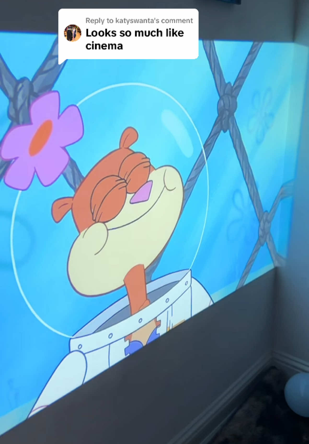 Replying to @katyswanta  No TV needed‼️ This affordable smart mini projector is all you need! This is so good that I have got a second one.  Get yours from the yellow basket  #smartprojector #miniprojector #projector #projectorscreen #portableprojector #techtok ##TikTokMadeMeBuylt ##BlackFridaySale #spotlightfinds 