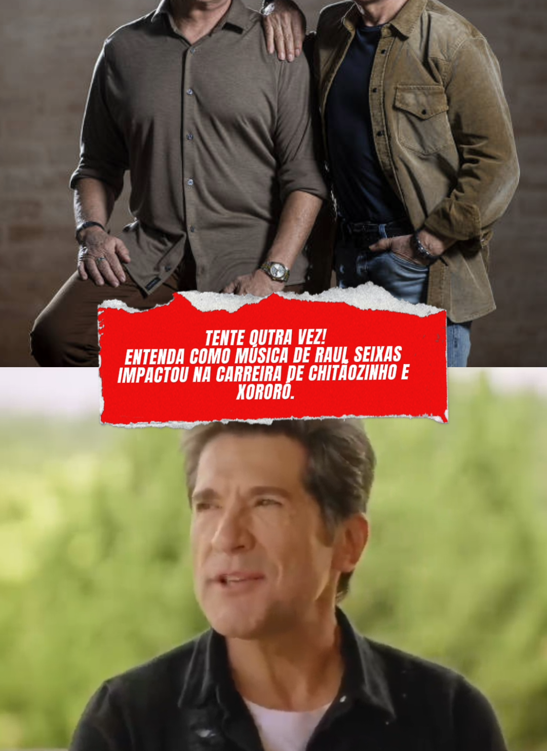 Tente outra vez! 🎶 22/12/2024 🤠 #raulseixas #chitaozinhoexororo #tenteoutravez #musicacaipira #musica #sertanejo #foryou #viral #foryoupage