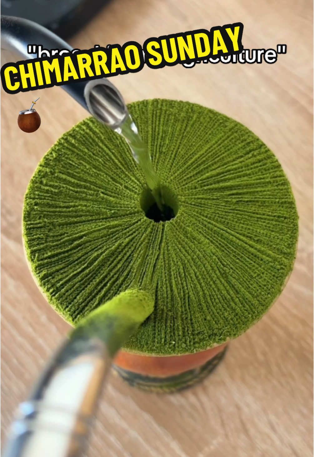 another chimarrao Sunday🧉 #yerbamate #chimarrão #chimarrao #brazilian #ervamate #tea #asmr #parati 