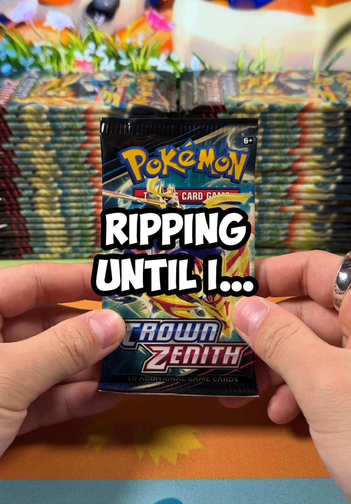 Episode 104 of Ripping Until I… Crown Zenith #pokemon #pokemoncards Join the Discord to see if you won!