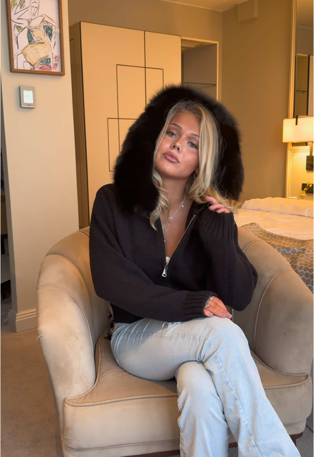 Alessa fur jacket 💣 #alessa 