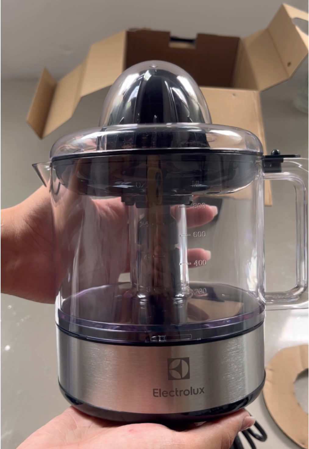 Espremedor de frutas Electrolux 🩶….   #enxovaldecasanova  #compras  #utensilios 