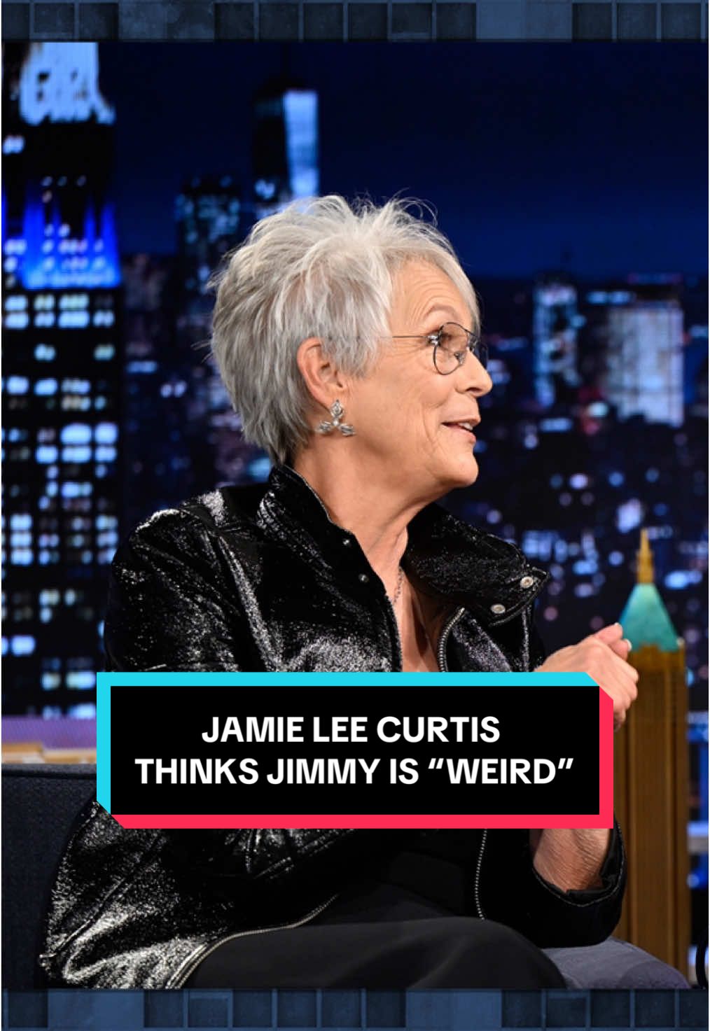 @jamieleecurtis thinks Jimmy is “weird” 🤣 #FallonTonight #TonightShow #JamieLeeCurtis #JimmyFallon 