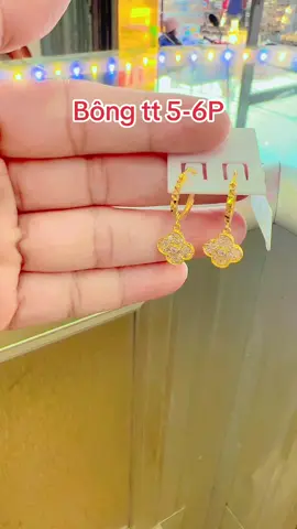 Bông tt kiểu #tiemvang #tiemvangbinhtan #vang18k #bong tai#xuhuongtiktok2024 #xh 