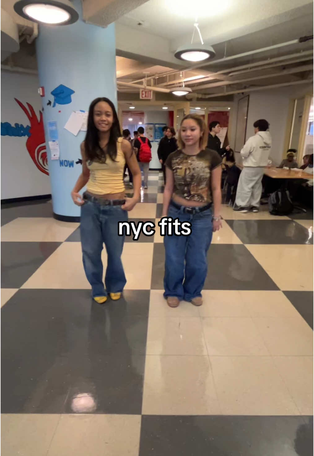 first fit check of 2025 😍 #nyc #fits #nycschool #fyp #viralvideo #highschool #viraltiktok #millennium #mhs #pourtoi #friday #2025 