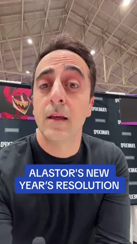 Take note, people with skin #HazbinHotel #Alastor #VoiceActor #AmirTalai #FanExpoNewOrleans @Amir Talai 