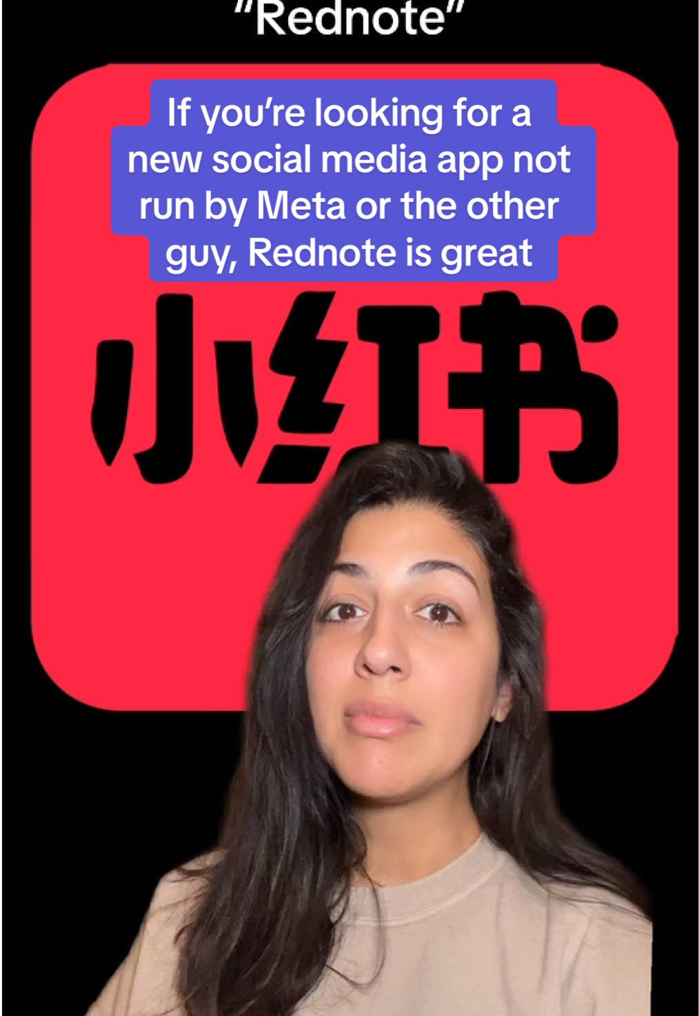 If you’re looking for a new social media app not run by Meta or the other guy, Rednote is a great option 🤭 #ttban #tiktokban 