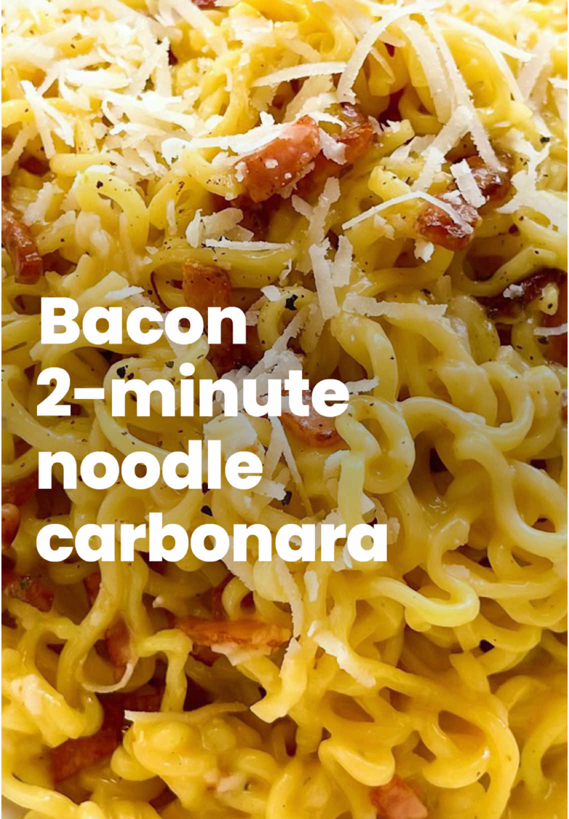 Turn a packet of 2-minute noodles into this cheat’s carbonara. It’s cheesy, creamy and on the table in less than 10 minutes! Recipe at the link in our bio or Google ‘Taste Bacon 2-minute noodle carbonara’. Brought to you by @Coles  #noodles #ramennoodles #carbonara #easydinner #easydinners #budgetdinner #DinnerIdeas #budgetmeals