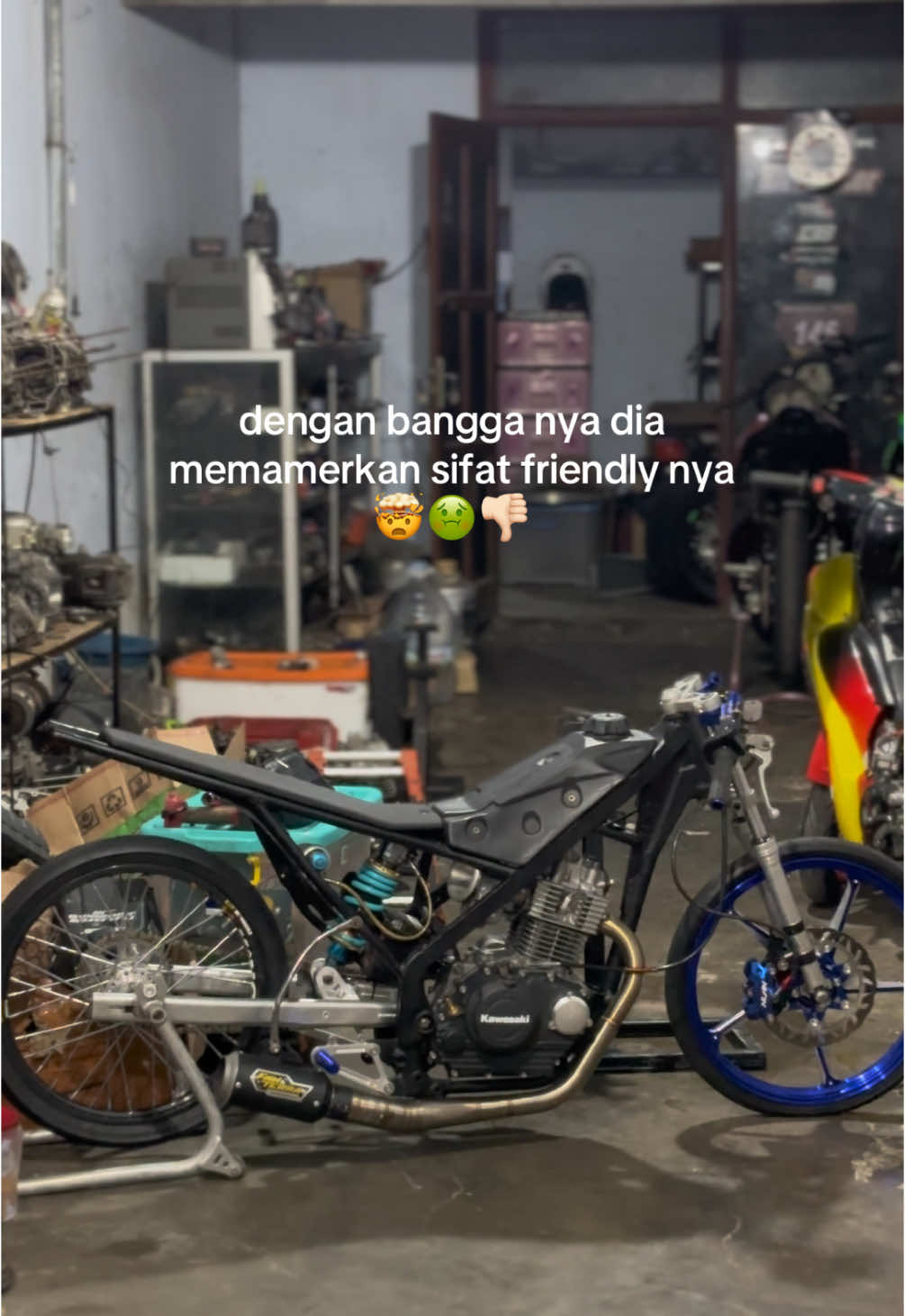 👀🫵🏻🤣 #dtgypsum #dtgypsumsurexshop #beruangmadumotorsport #hgabenkberuangmadu #supermotoherex #klx200 #surex 