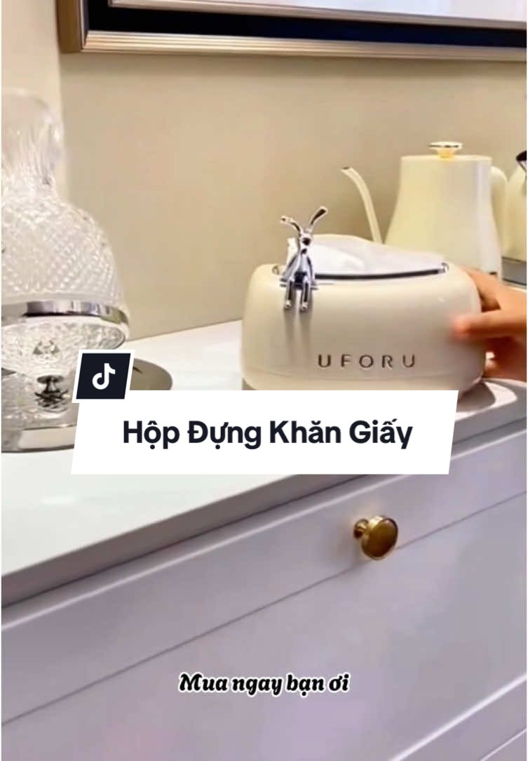 Hộp đựng khăn giấy để bàn #hopdungkhangiay #xuhuong #fyp 