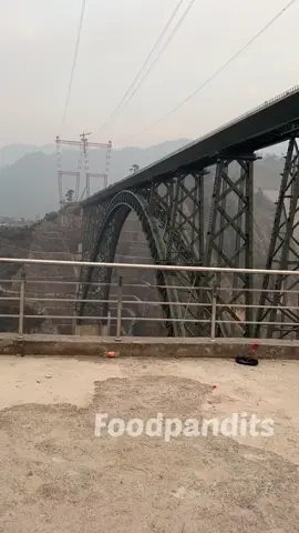 Worlds Highest Railway Bridge In India #railway #bridge 