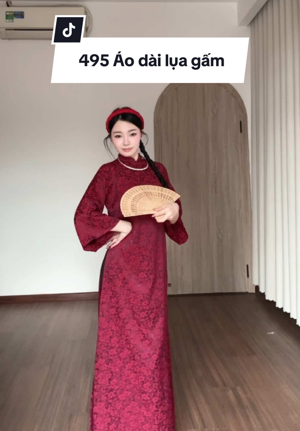 Áo dài lụa gấm #reviewquanao #goclamdep #fyp #aodai #aodaivietnam #aodaitet #tet #xuan #chuphinhaodai 