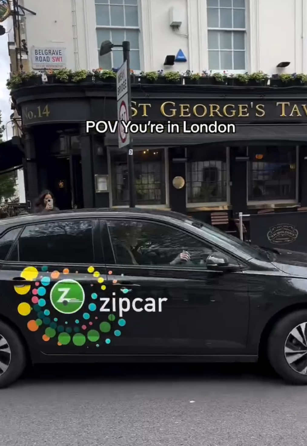 You’re in London… of course there’s a Zipcar on every corner🚙👀 #anotheronethankyou #relatable #londonlife #inlondon #travelinspo 