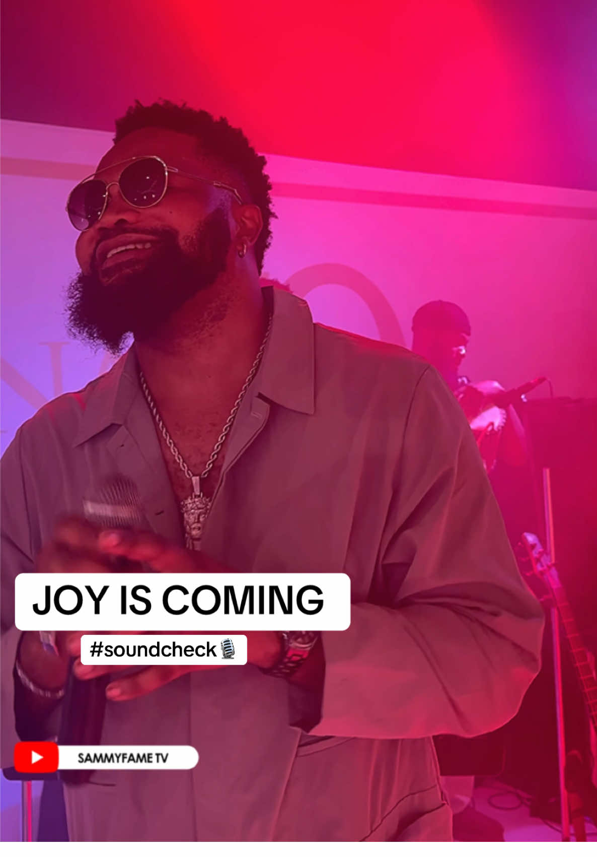 Joy is coming 🎙️🎙️🎙️ @FIDO #sammylivebandint #livebandinuk #joyiscoming #sammyfame #premiumliveband #viralditiktok #trendingvideo 