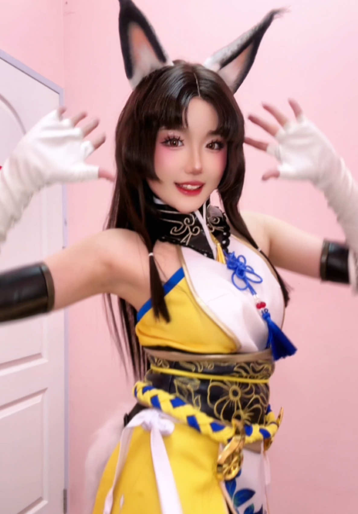 🦊💋 #คอสเพลย์ #เต้น #cosplay #naraka #narakabladepoint #cosplaythailand 