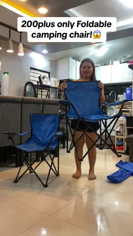 Ang mura nalang ng camping chair nato ang ganda pa at matibay 😍 #campingchair #chair #foldable #fyp 