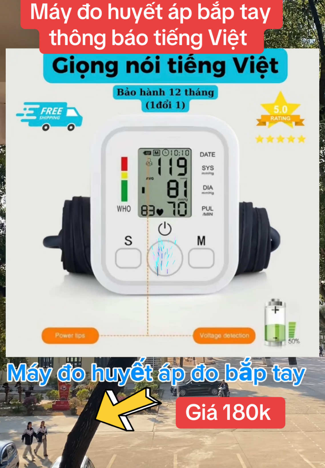 Máy đo huyết áp bắp tay có tiếng Việt#nguyenhai476 #maydohuyetapbaptaytiengviet #maydohuyetap #xuhuong #lenxuhuong #hyp 