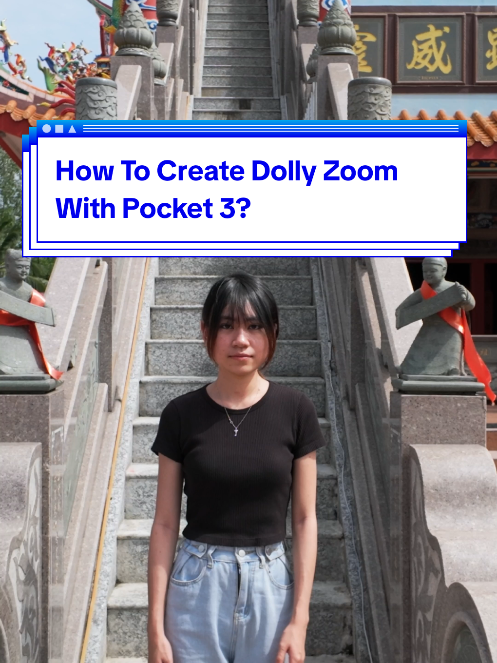 How to create Dolly Zoom with DJI pocket 3? #djipocket3 #videographytips #videographytricks 