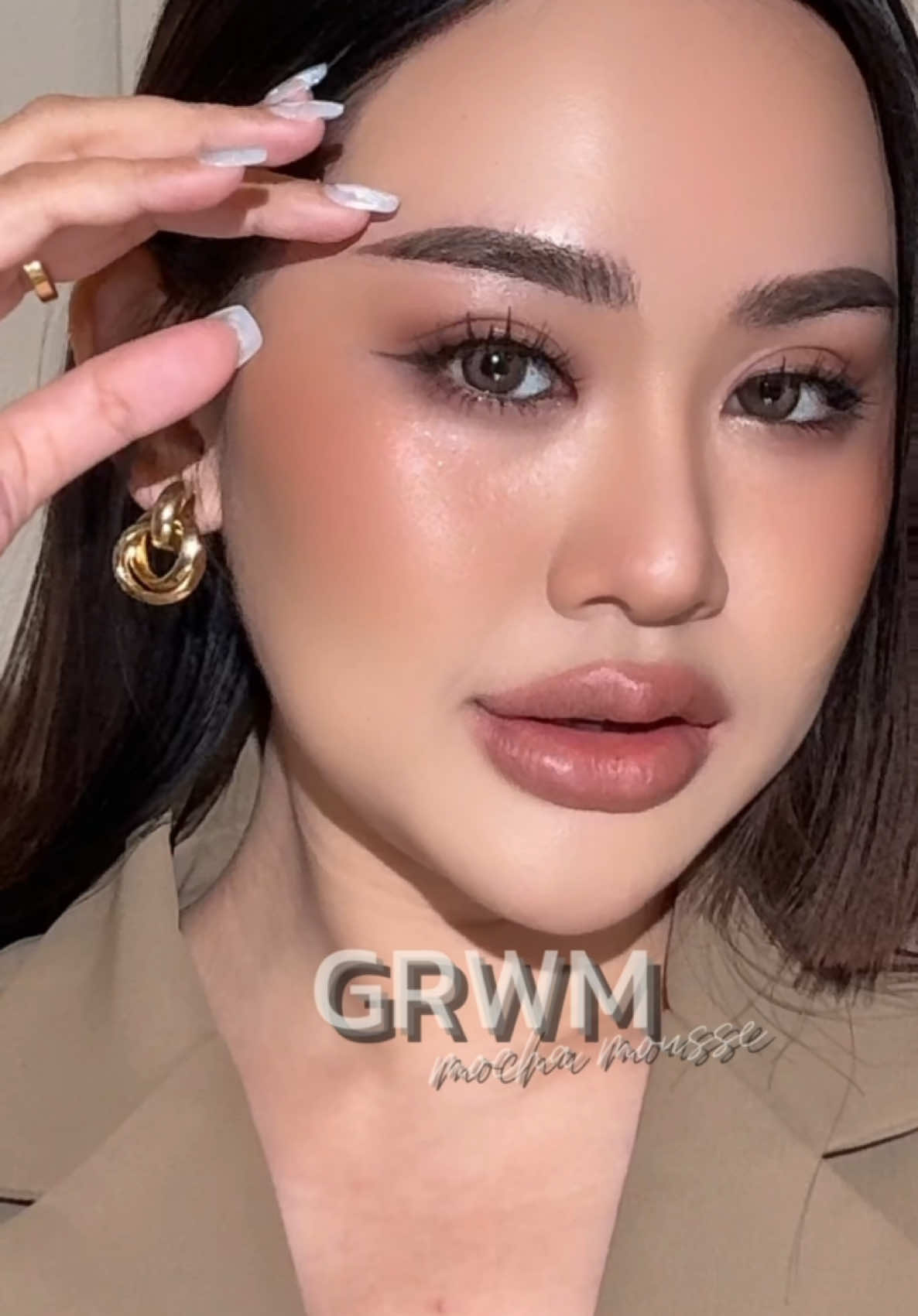 GRWM 🤎 #BeautyVIIMochaMousse #รีวิวบิ้วตี้ #สอนแต่งหน้า #mochamousse #makeuptransformation 