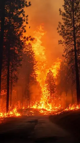 Devastating Wildfire #Wildfire #Survival #ForestFire #NaturePhotography #FireSafety #ClimateChange #Resilience