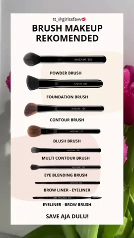 Part 595 | Brush makeup rekomended untuk pemula 😋😘 #brush #brushmakeup #brushmakeupset #brushmakeupmurah #brushmurah #rekomendasibrushmakeup #brushmakeuprecomended #brushmakeuppemula  #masamibrush #brushmasami 