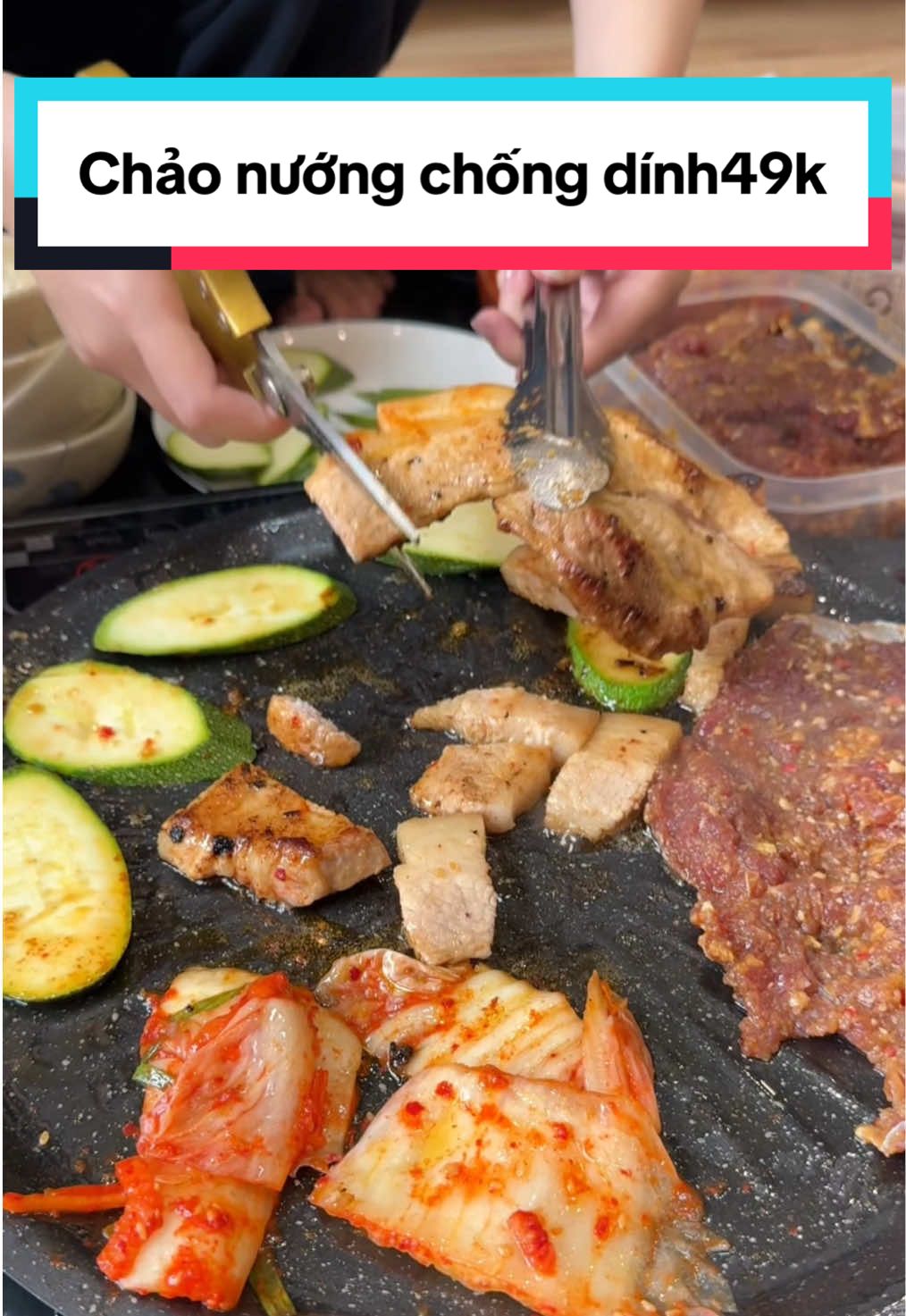 Chảo nướng vân đá chống dính 49cá #chaonuong #chaonuongdakhongdau #chaonuongvanda #chaonuongvandahanquoc #thitnuong #congthucuopthitnuongngon 