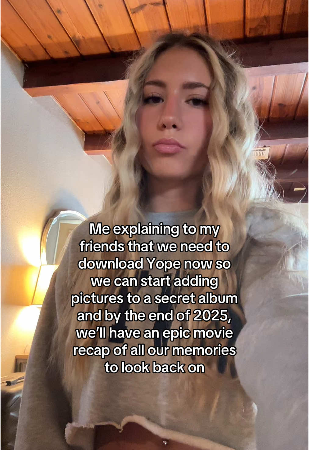 Tag a friend you want to create a secret album with!! and thank me later😉 #yopeapp #friends #streak #photodump #2025 #boyfriend #newyear #recap 