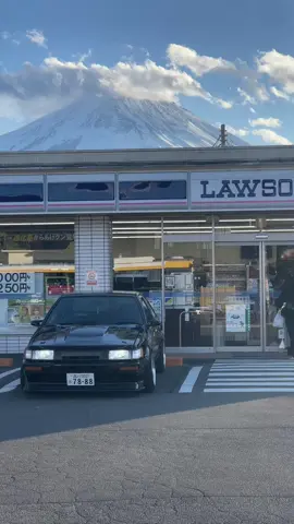 lapping fuji in my ae86  #jdm #japan #fuji 