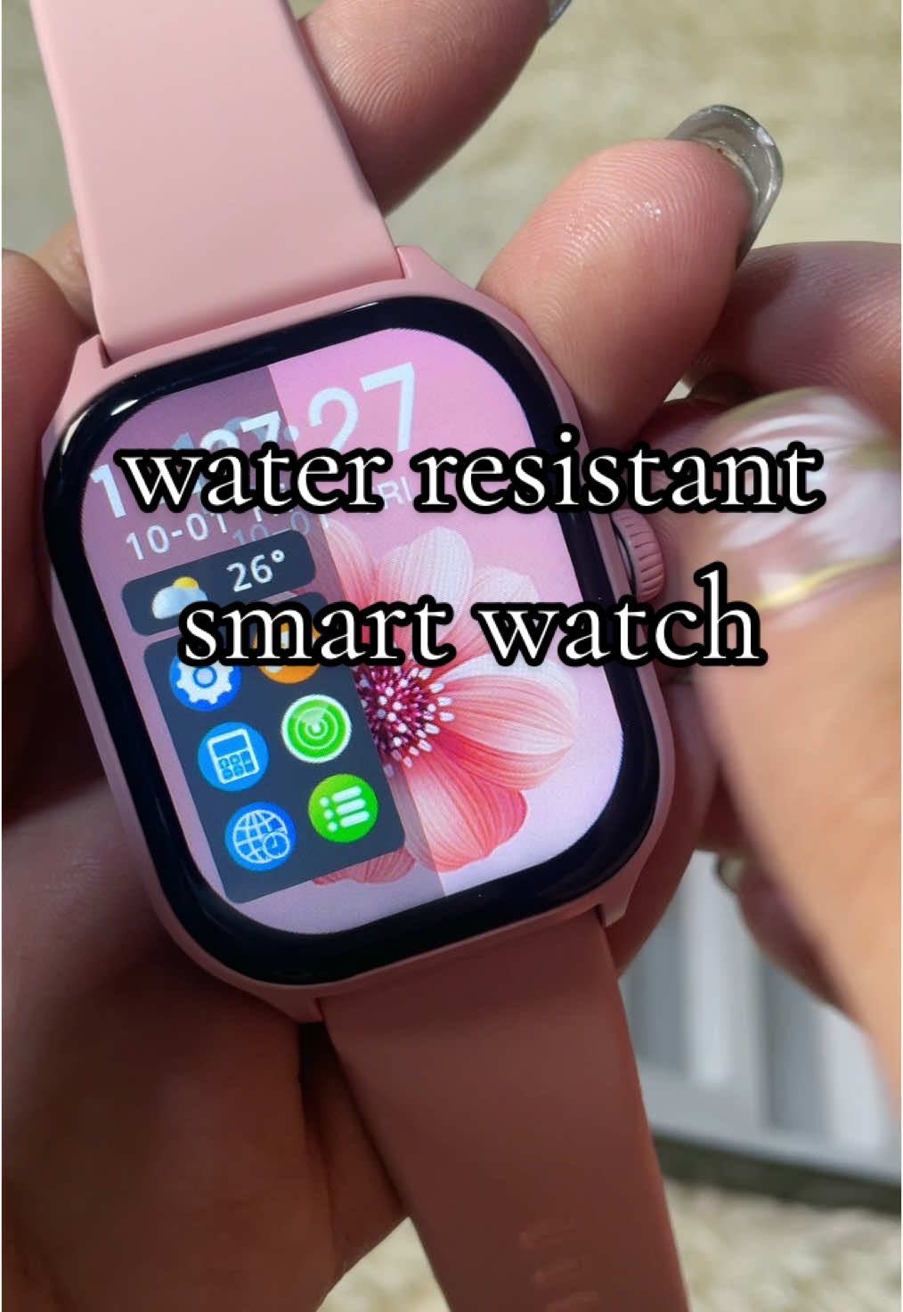 Water-resistant smart watch with multiple sports modes! 😍 #X8SmartWatch #smartwatch #waterresistant #waterresistantwatch 