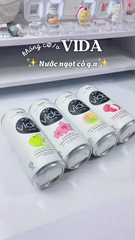 Nước ngọt nhà VIDA ngon lắm á ✨ #nuocngotcoga #nuocngotvida #nuocngotkhongcalo #vida #nuocngotkhongduong #drinksoda #drink #giaikhat #soda #unboxing #xuhuong #trending #viralvideo #review #LearnOnTikTok #hachi05 