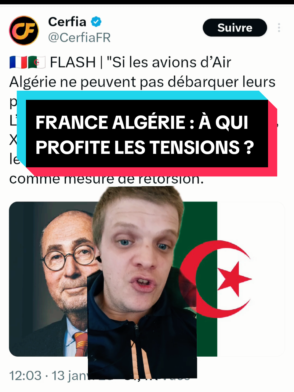 France Algérie : à qui profite les tensions ? #actualité #politique #france #algerie 