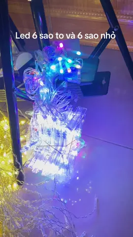 Leo sao 6 sao tớ 6 sao nhỏ #led manhquan#led #xuhuong #xuhuongtiktok #ledtrangtri #lledtrangtritet 
