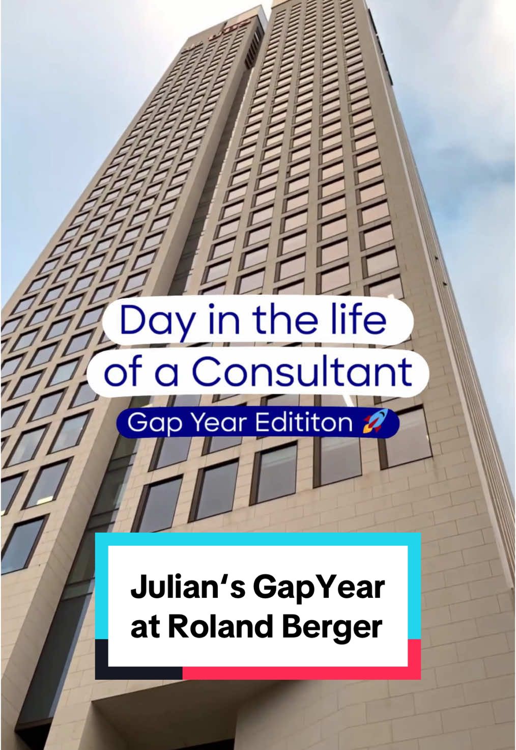 Live the Gap Year experience: A Day in the Life ✨    Meet Julian, who is currently doing the Roland Berger #GapYearProgram!   🌍 His gap year experience lasts 6 months and includes 2 exciting modules, giving him hands-on experience, the chance to expand his network, and the opportunity to shape his professional future - customized to his personal goals.   🎥 In this video, Julian takes us with him on a day at his first station: a consulting internship in our Frankfurt office. Just last week, he moved on to his second station: an internship abroad in our Paris office.   🚀 Are you ready to transform your Gap Year? Click the link in our insta bio for more details and apply by February 9! 🔗   #JoinRolandBerger #RolandBergerGapYear #GapYear #consulting #ConsultingCareer