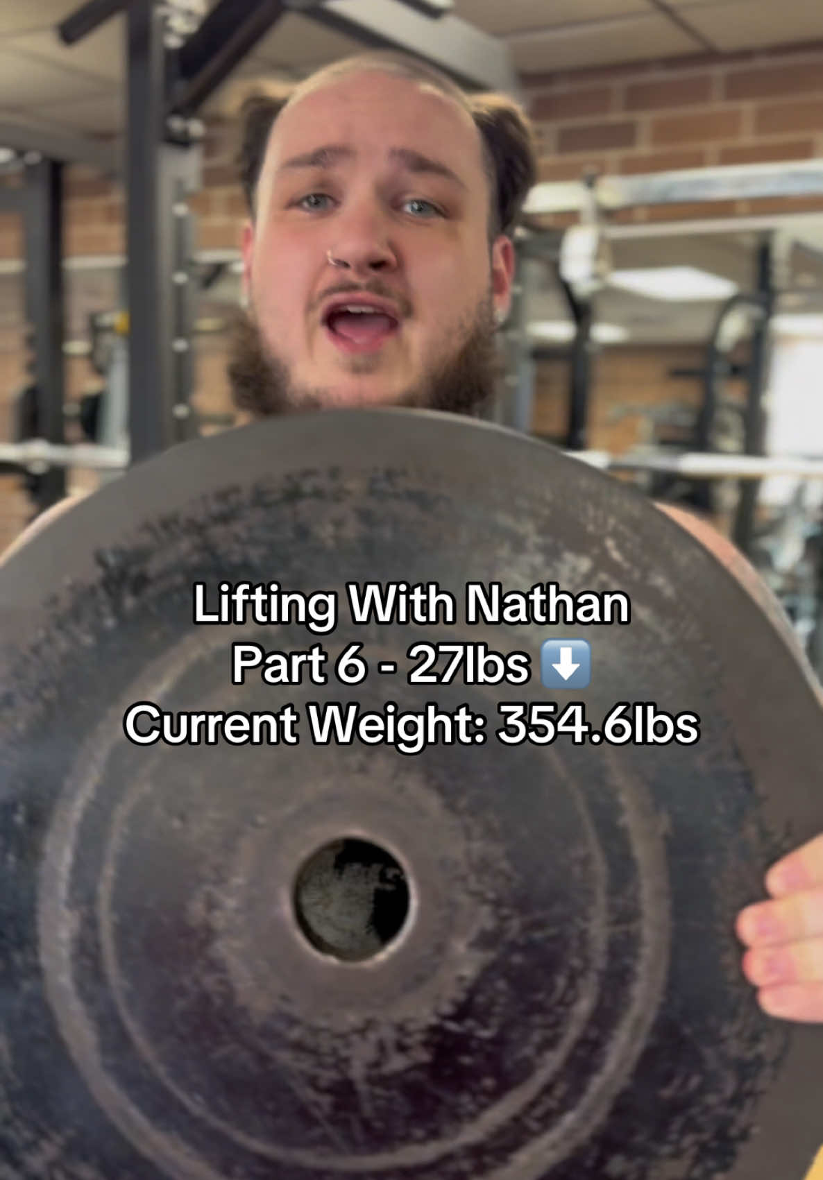 Replying to @huntingforlife✝️✝️✝️ I’m doing this for yall! Thank you all for inspiring me. First time doing back squat in years! 450lbs 🙌🏋🏻 - now I know where I’m at!  YT: CookingWithNathan #liftingwithnathan #CookingwithNathan #nateandgrace 