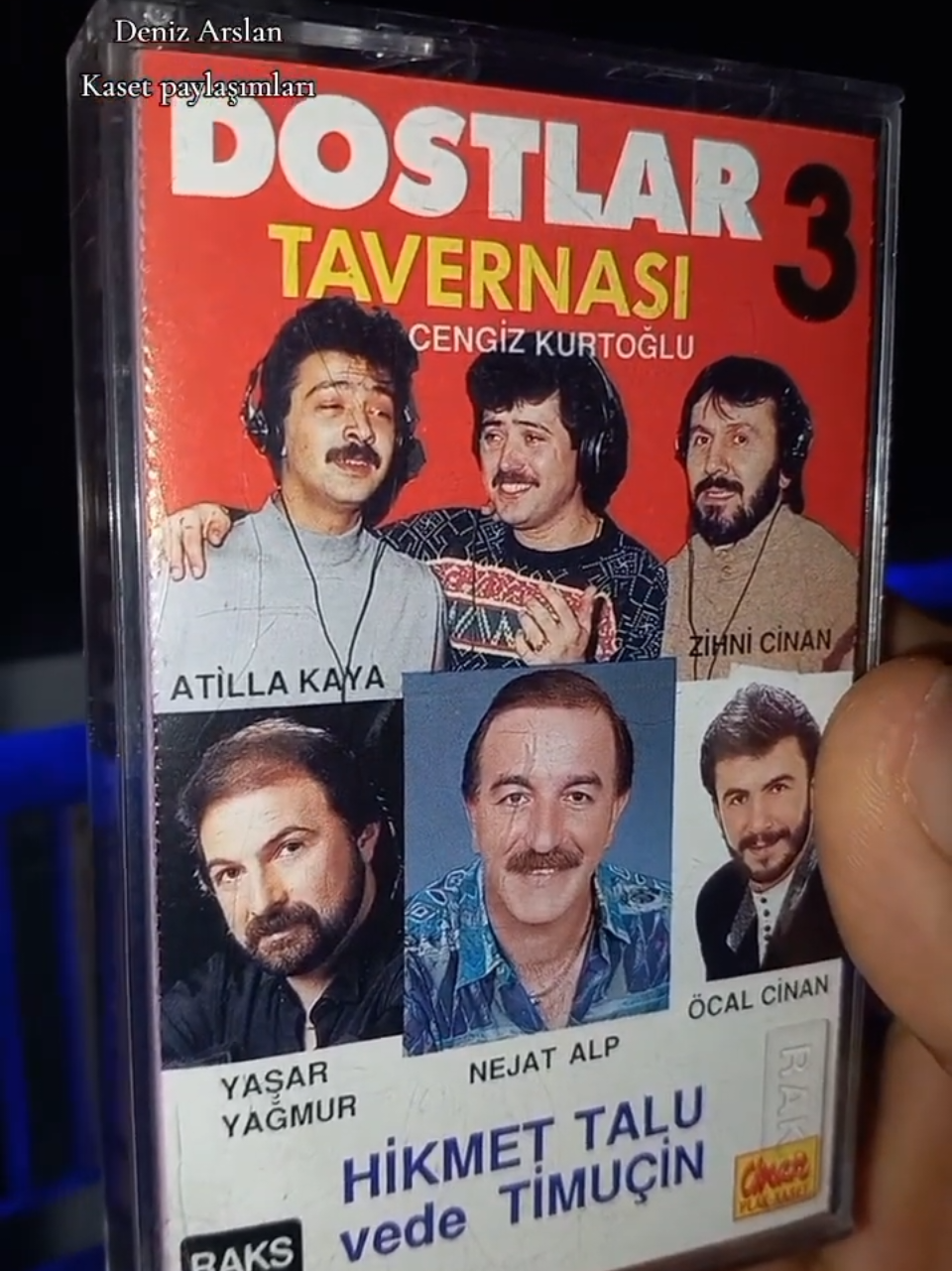 👑 ATİLLA KAYA 👑 AYRILIK  DOSTLAR TAVERNASI 3  CİNAN PLAK KASET 1992  #atillakaya #tavernamüzik #90lar #müzik #ayrılık #kaset #kasetçalar #eskigünler #türkiye #eski_kaset #çapçut #desteklerinizibekliyorum #eskiler #taverna #öneçıkar #keşfet #keşfetteyizzz #takipetmeyiunutmayın #🙏 #🙏🙏🙏 #teşekkürler 