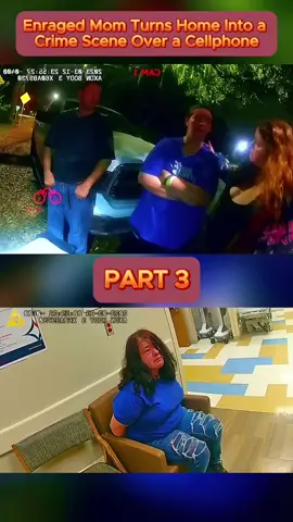 Enraged Mom Turns Home Into a Crime Scene Over a Cellphone - Part 3 #cops #copsoftiktok #copsontiktok #copstiktok #police #chase #copschase #foryou #fyp #usa