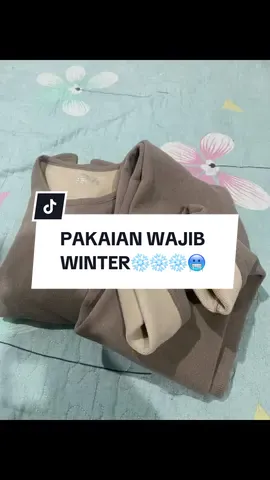 Item Yang sememangnya perky Dan wajib ada kalau nak travel tempat sejuk 🥶❄️❄️❄️ Kalau takde beku law korang #heattech #thermal #thermalunderwear #inner #harbin #winter #EnergiKuatTiapLangkah 