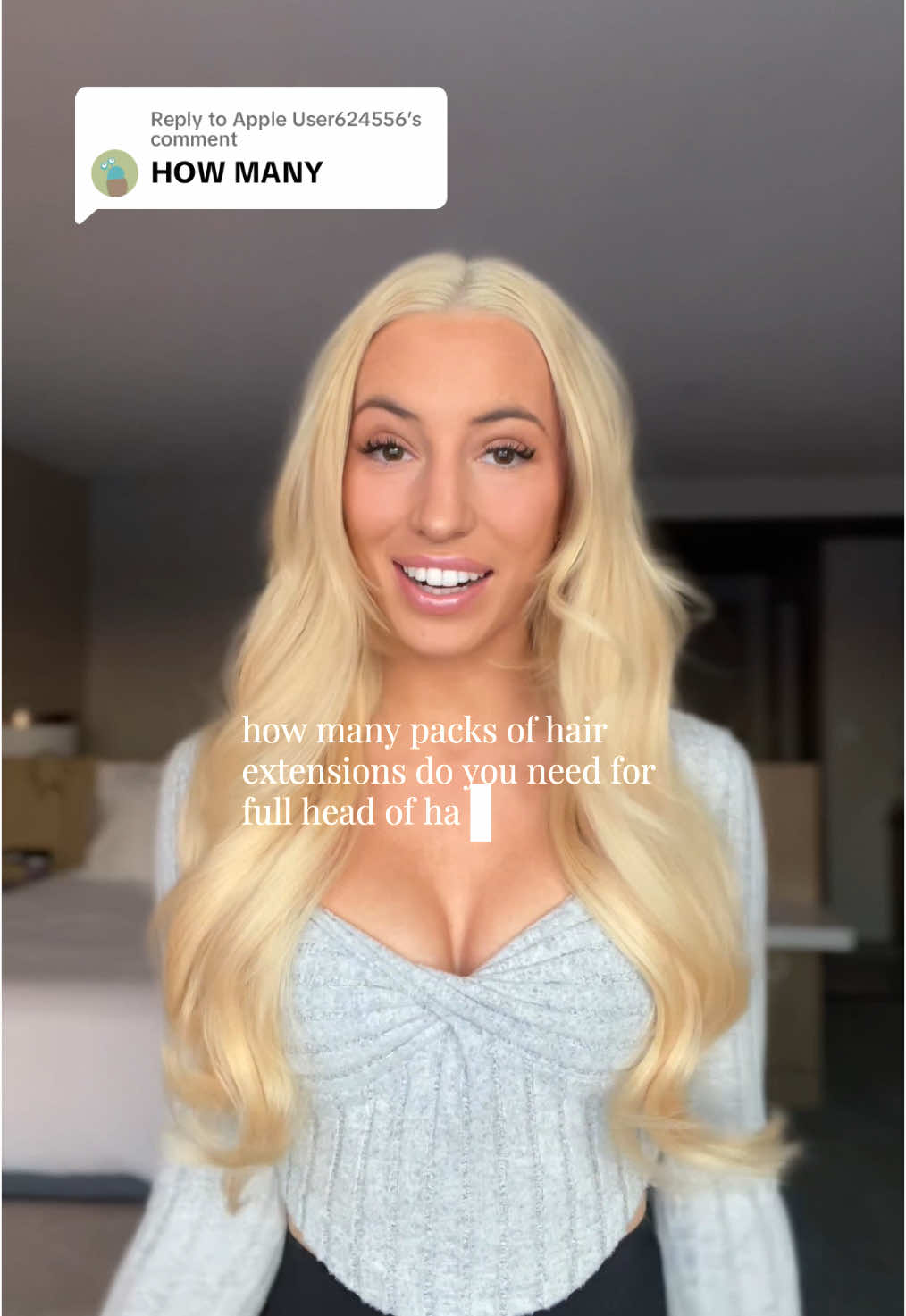 Replying to @Apple User624556 here is my answer for how many packs of hair extensions to order for a full head of hair. Specifically talking about tape-in hair extensions. great question! I’ll be sure to cover this topic more in the future.  you can use my discount code DBMAES @D@Donna Bella Hairor a discount, and for reference I am wearing shade 60 in 22 inches #d#dbhpartnerh#hairextensionsd#donnabellahairh#hairextensiontipsh#howmanypacksp#packst#tapeint#tapeinextensionst#tipsi#infoker#keratinf#weftsi#hairi#hairextensioneducation