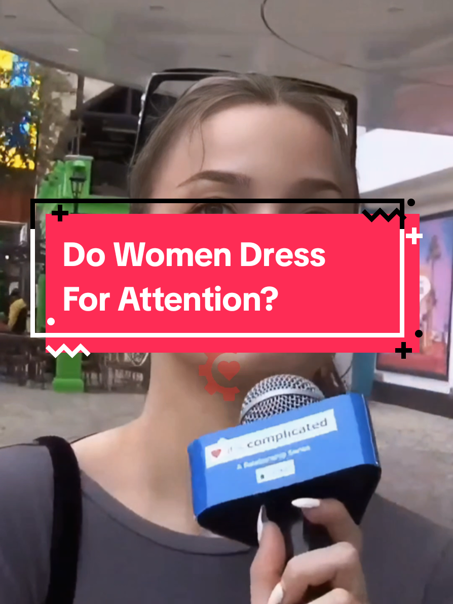 Do women dress for attention? Source: (Itscomplicatedchannel) on Youtube #men #women #relationships #attention 