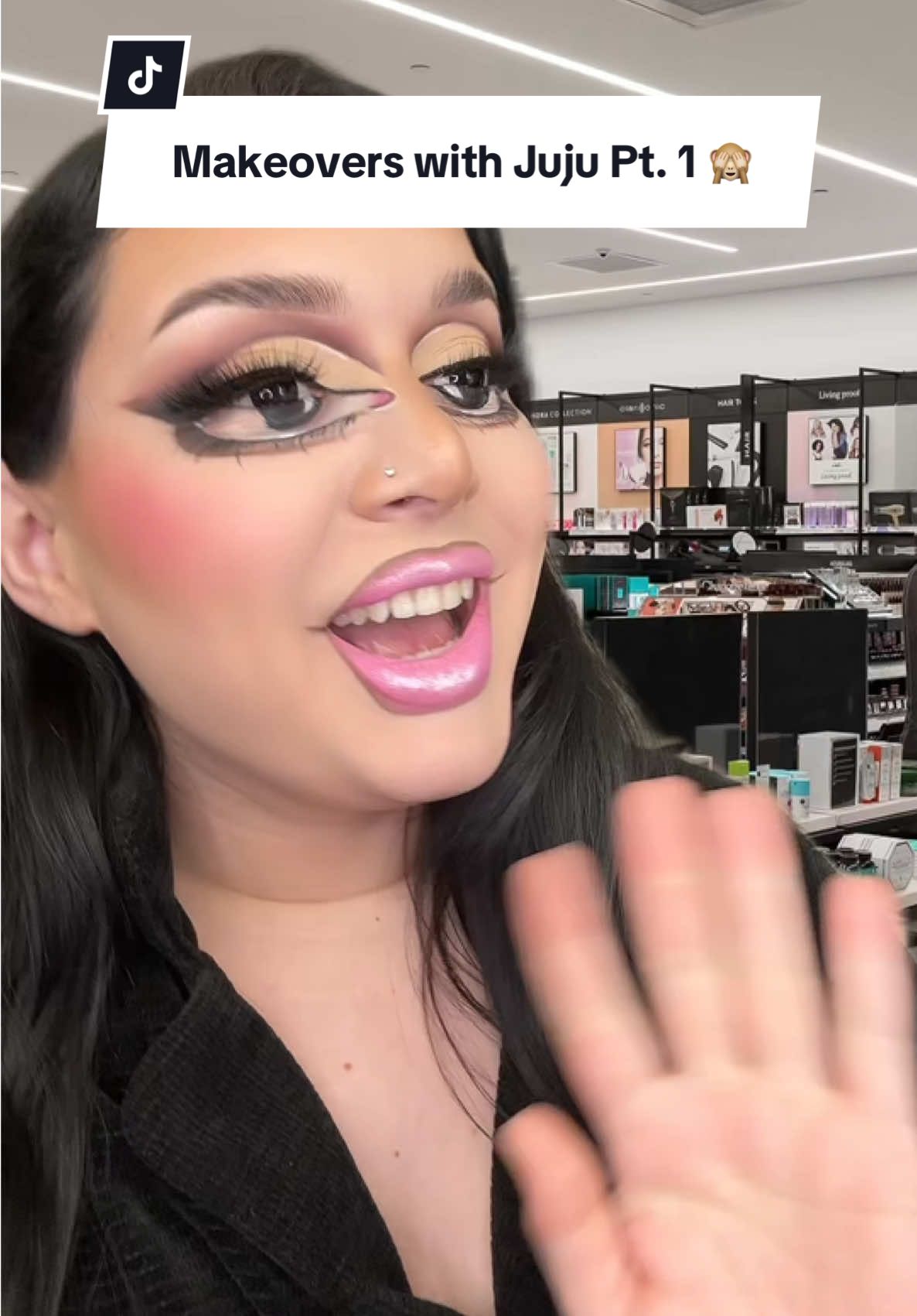Makeover with Juju Pt. 1 🙈 #sephora #satire #skits #bridalmakeup #retailproblems #customerserviceproblems #makeupartistproblems #mua #dramatic #jujugorgeous 