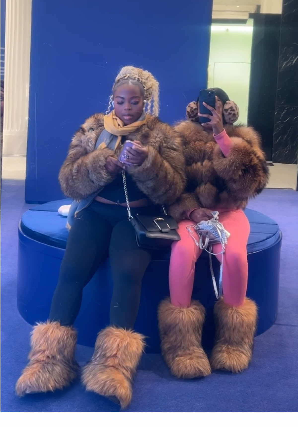 Bestie 💕@Mfleekypriv #fyp #bestie #Selfridges #valentines #valentineday #blackgirltiktok #louisvuittonxmurakami #skims 