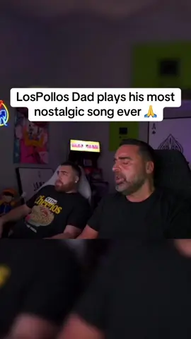 LosPollos Dad plays his most nostalgic song ever 🙏 #lospollostv #lospollostvdad #nostalgia #postmalone #whiteiverson #trending #streamer #fyp 