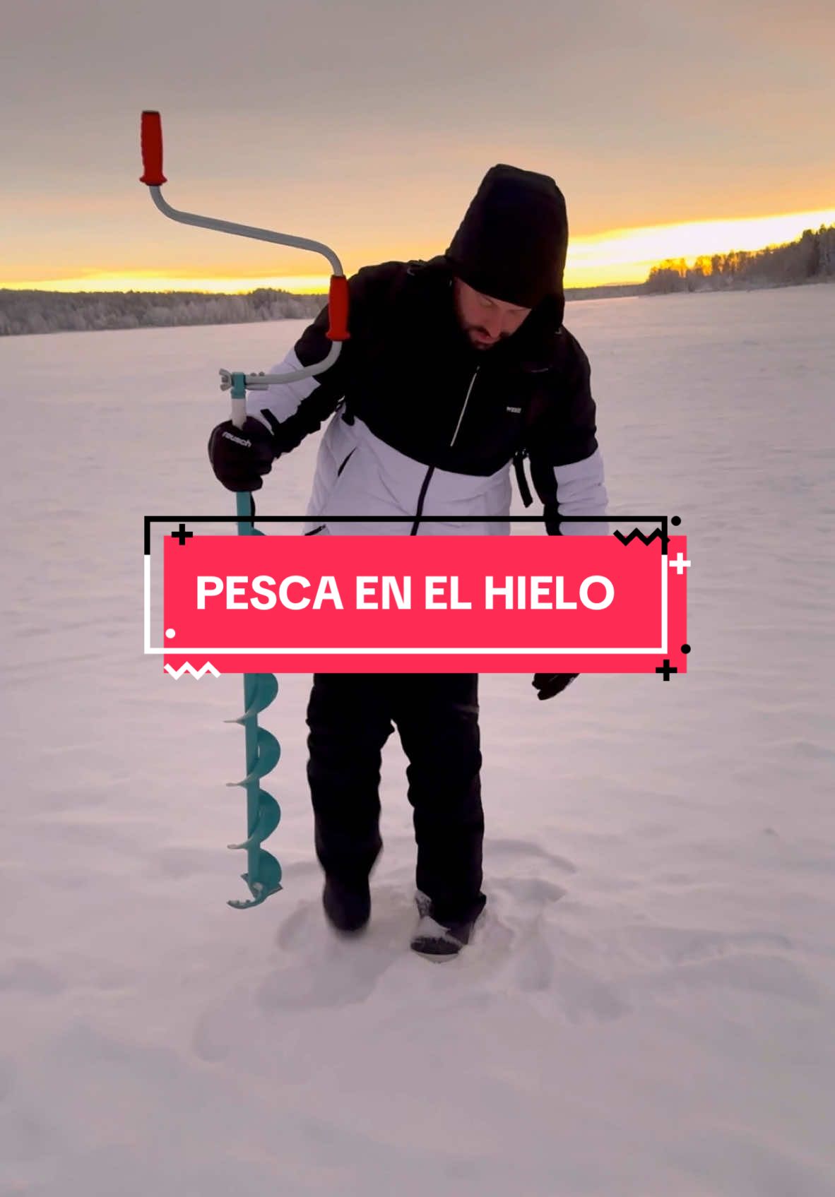 Pescando en el hielo ❄️🎣