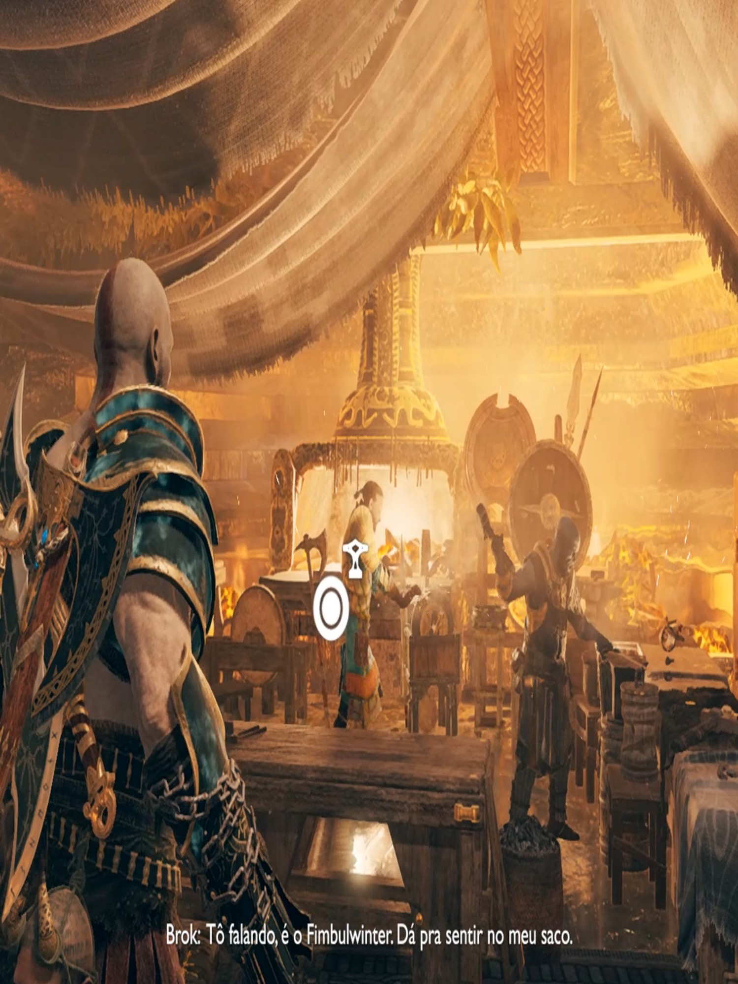 Brok fala sobre o Fimbulwinter kkkkk #shorts #godofwar #godofwar2018 #kratos #brok