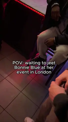 POV: waiting to jeet Bonnie Blue at her event in London #bonnieblue #fyp
