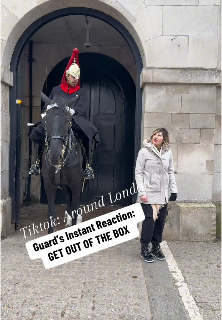 Guard’s instantly Reaction, Get Out of The Box. #tiktok 