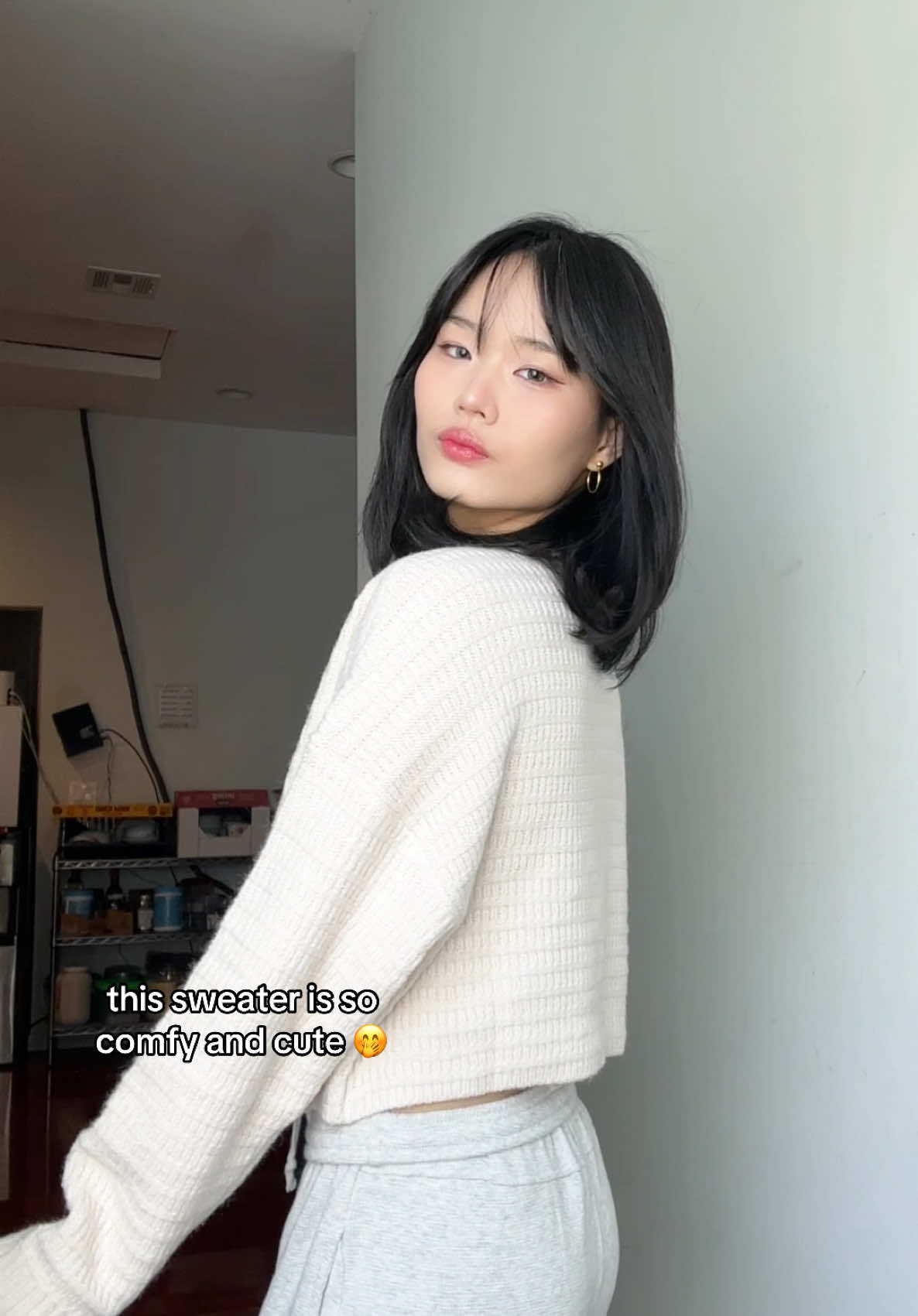 Cutest Sweater from @pacsun 🧸 Product: LA Hearts Women's Polar Waffle Knit Sweater #pacsun #outfit #outfitideas #sweater #pacsunhaul #brandymelville #tiktokmademebuyit #tiktokshopfinds 